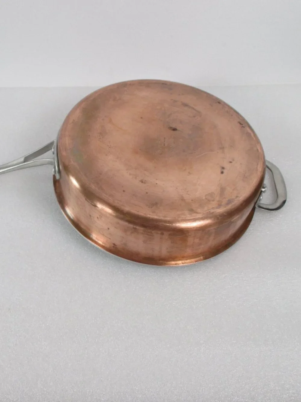 3 PC SET OF CALPHALON TRI-CLAD COPPER COOKWARE